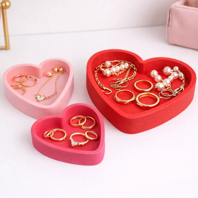 Heart Trinket Tray Set — Vanity Organiser