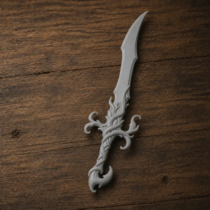 Wild Magic Sword — Elven Fantasy Sword Digital File for 3D Printing