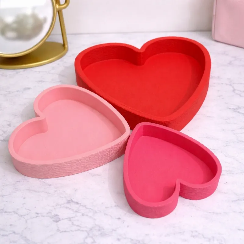 Heart Trinket Tray Set — 3MF Digital Files