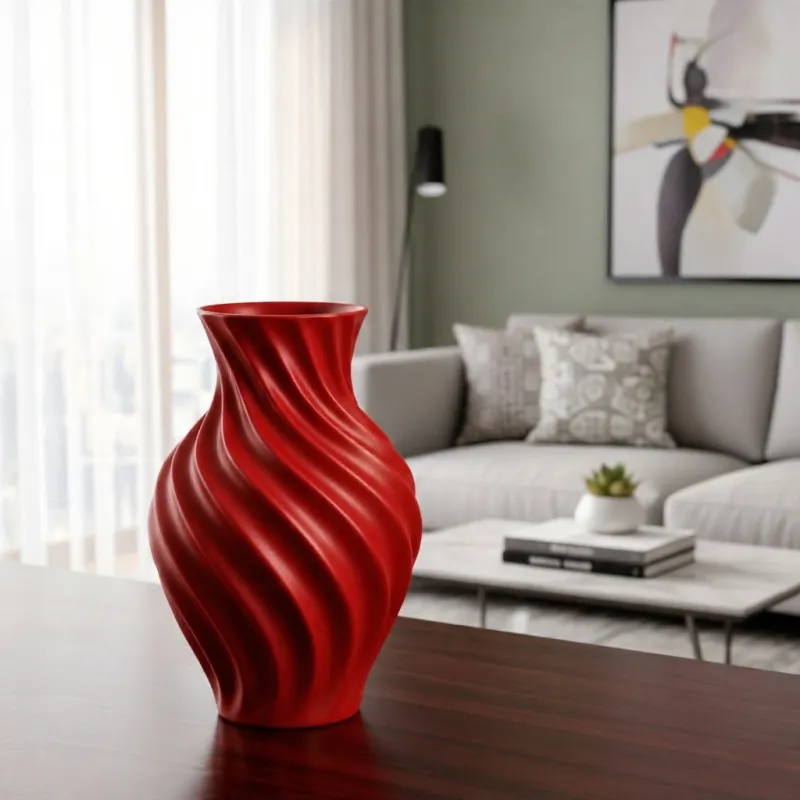 Wave Crest Vase 3D Print Model, Digital File