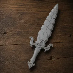 Elven_Flooting_Spine_Sword3dPrinted