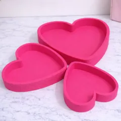 HeartOrganiserSetofTrayshotPink